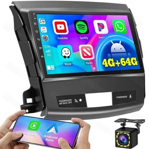 64GB Android 13 For Mitsubishi Outlander 2006-2012 Car Stereo Radio GPS CarPlay - Picture 1 of 13