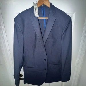 Twillery Herren Performance Blue Air Suit Blazer 42R Neu mit Etikett - Bild 1 von 6