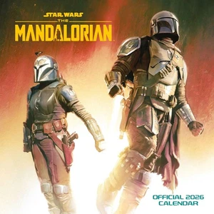 2026 Calendar Star Wars The Mandalorian Month to View Square Calendar - Picture 1 of 7