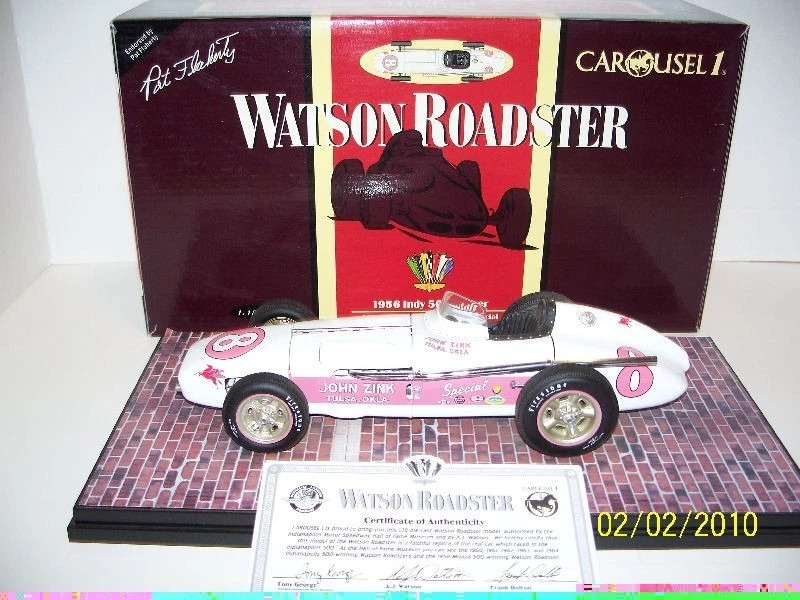 #8 PAT FLAHERTY  " 1955 KURTIS CRAFT CAROUSEL 1  INDY 500 - Image 1 of 1