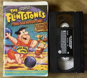 Cartoon Network VHS - Flintstones Stone Age Adventures RARE 2000 - FREE SHIPPING - Picture 1 of 3