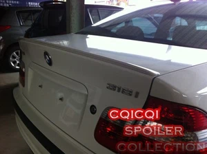 Painted Trunk Lip Spoiler For BMW E46 3-series 2D 4D color: 300 Alpine White ◎ - Foto 1 di 1