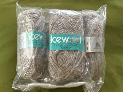 Nuevo De Colección Reynolds Alafoss Icewool Hilado Islandés 356 Lote 4 Gris Brezo 1.75OZ Foto 1 de 4
