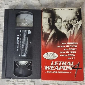 Vtg VHS Lethal Weapon 4 (VHS, 1999, Collectors Edition) Extra Feature Tested - Picture 1 of 4