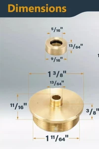 POWERTEC 71333 Router Bits Solid Brass Inlay Kit | for 1/4 Templates for High RP - Picture 1 of 6