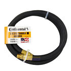 Continental Rubber Air Hose 3 Feet x 3/8 Inch 250 PSI Oil-Resistant Black 10372