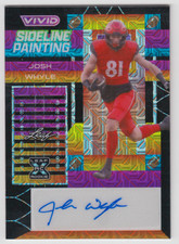 2023 LEAF VIVID JOSH WHYLE RC /5 AUTO BLACK MOJO SIDELINE PAINTING AUTOGRAPH