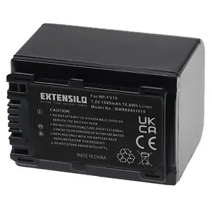 Battery for Sony NP-FH100 NP-FH50 NP-FV70 NP-FV50 NP-FH71 NP-FV100 1500mAh - Picture 1 of 3
