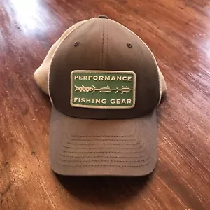 Columbia PFG Performance Fishing Gear Gray Green Flexfit Hat Unisex S/M - Picture 1 of 4