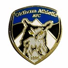 New Oldham Athletic Football Crest Enamel Pin Badge, Oldham Fans Crest Pin Badge