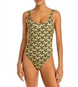 Versace Licra Vita One Piece Swimsuit Multicolor Size 4 2253 - Picture 1 of 2