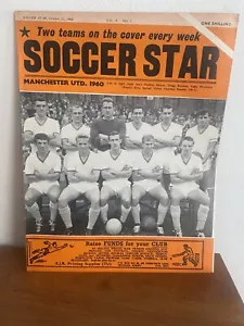 SOCCER STAR Vintage English Weekly magazine OCT 22nd 1960 MANCHESTER UNITED - Picture 1 of 2