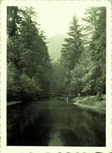 Silver Creek Boat Pond Hope British Columbia black white photo - Picture 1 of 2