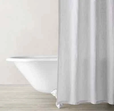 HERRAJES DE RESTAURACIÓN CORTINA DE DUCHA Heritage de lino lavado niebla 72x 72 Foto 1 de 4