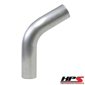 HPS 2.5" OD 60 Degree Bend 6061 Aluminum Elbow Pipe 16 Gauge w/ 2 1/2" CLR - Picture 1 of 3