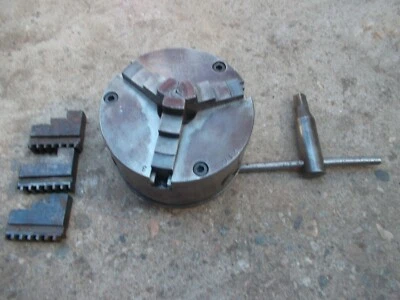 Torno 4" Mandril 3 Mandíbulas The Cushman Chuck Co.Ref. No. 4234B Foto 1 de 4