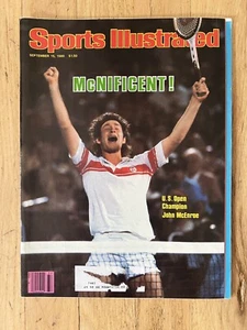 September 15 1980 John McEnroe Sports Illustrated Issue Vintage Tennis - Picture 1 of 5
