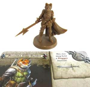 ZOMBICIDE: White Death Frozen Fortress ALGHARA STEEL-SWORN Mini & Card NEW!! - Picture 1 of 3