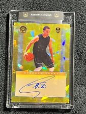 2022 SUPER GLOW * STEPH CURRY * ON CARD AUTOGRAPH GOLD CRACKED ICE #'D 13 / 25