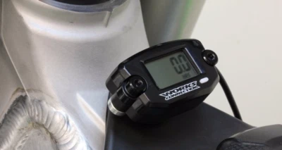Works Connection Tach Hour Meter And Mount Motorcycle ATV Tachometer Engine NEW - Imagen 1 de 4