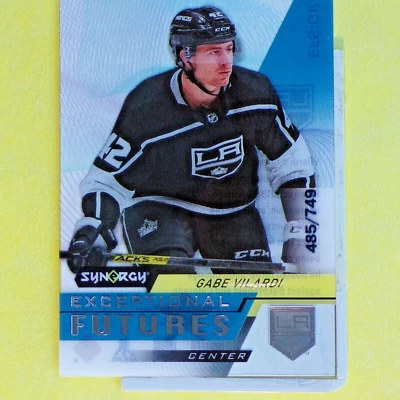 GABE VILARDI  2020-21  ROOKIE  Exceptional Futures  #efs-gv  Los Angeles Kings - Image 1 of 4