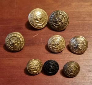 VINTAGE ORIGINAL MARITIME NAUTICAL 8 x BUTTONS SET - TRINITY HOUSE PILOT - Imagen 1 de 9