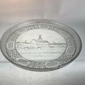 1888 EAPG Pearl-Daisy & Button w/Medaillon Co-Operative Flint State House Phila. - Bild 1 von 8