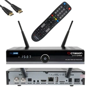 OCTAGON SF8008 SUPREME 4K V3 UHD E2 DVB-S2X & DVB-C/T2 COMBO TWIN (DUAL OS) - Bild 1 von 14