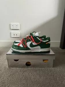 Nike X Off White Dunk Size US10.5 Pine Green Air Jordan - Picture 1 of 9