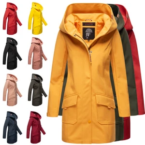 Marikoo Damen Softshell Regenjacke Outdoor Jacke Herbst Parka Mantel MAYLEEN NEU - Bild 1 von 129