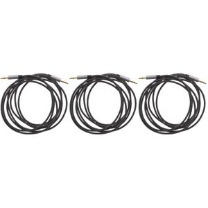 3 Count Tpe 35mm Audio Cable Professional Microphone Speaker
