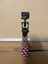 Nike G-Flex Woven Stretch Golf Belt Mens M 36 38 Multi-Weave Pink Black White