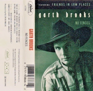 GARTH BROOKS No Fences Cassette Tape 1990 Capitol Nashville – C4 93866 - Picture 1 of 4