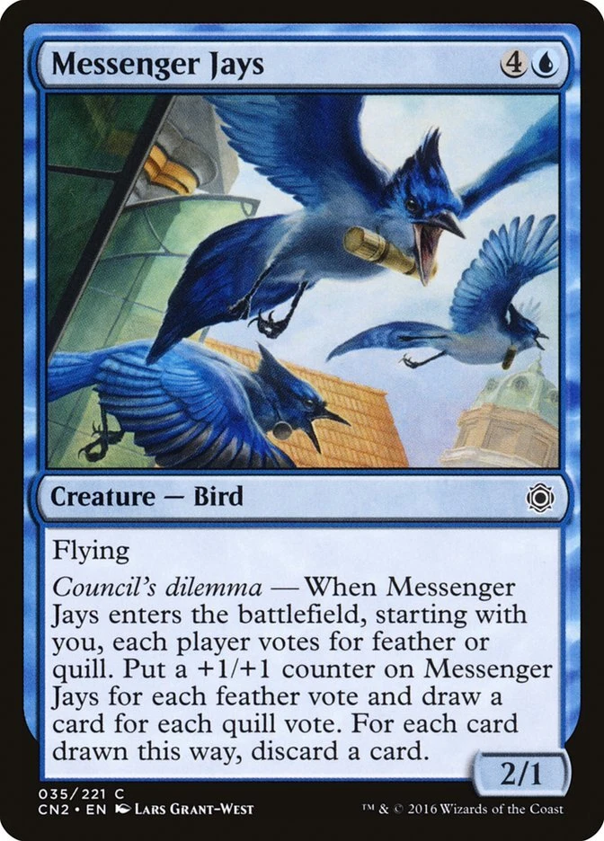 4 Messenger Jays x4 4x - NM - Conspiracy: Take the Crown SPARROW MAGIC - Image 1 of 1
