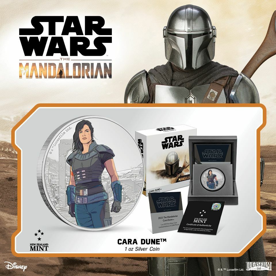 2021 Niue Star Wars Mandalorian Cara 