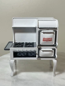 Dollhouse Roper Range Miniature Stove Oven 1920s Syle Kitchen Metal Vintage 1:12 - Picture 1 of 20