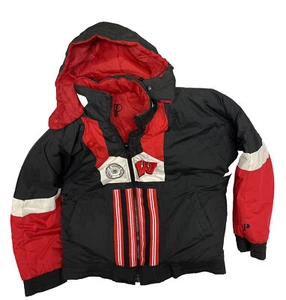 Vintage 90s Pro Player Wisconsin Badgers Coat Mens Med. Wende *siehe Beschreibung - Bild 1 von 12