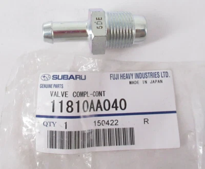 Genuine OEM Subaru 11810AA040 PCV Valve Assy - Image 1 of 4