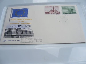 Europa  First Direct Elections To European Parliment 1978 Eire  First Day Cover - Picture 1 of 3