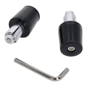 Lenkerenden Lenkergewichte schwarz 2x81g für Lenker ab 18 mm Motorrad Quad ATV - Bild 1 von 7
