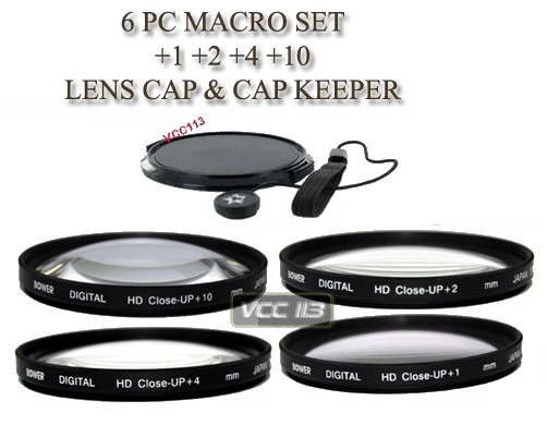 55MM Macro Close Up +1 +2 +4 +10 Filter Kit For SONY Nikon Canon Camera Lens - Image 1 of 1