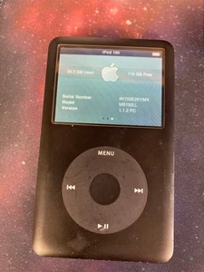 Apple iPod Classic 6ta Generación Negro 160 GB 4423 Canciones - Imagen 1 de 4