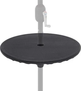Northlight 19,75" schwarz Outdoor Schirm Tisch Tablett - Bild 1 von 7