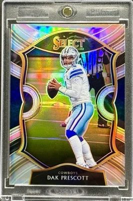 Dak Prescott  RARE SILVER REFRACTOR INVESTMENT CARD PANINI COWBOYS MINT - Image 1 of 2