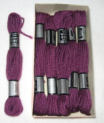 DMC Laine Colbert Tapisserie/Tapestry Wool Lot of 6 Skeins 7257 Plum - Image 1 of 3