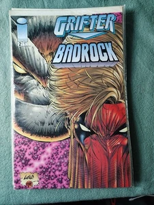 1995 Image WildStorm Grifter/Badrock #2 Jim Lee Cover glossy 90s crossover vibes - Bild 1 von 1