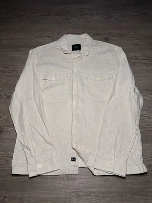 Rails Shirt Men’s Size Medium Kerouac Wicker Linen Blend Button Down Shacket - Image 1 of 4