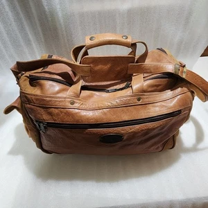 Vintage Overland Outfitters Leder Weekender Reise Handgepäck. Sauberer Zustand - Bild 1 von 21