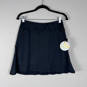 Tail White Label Womens Black Pull On Skort Zip Pockets Stretch Size XS Golf NWT - Picture 1 of 9