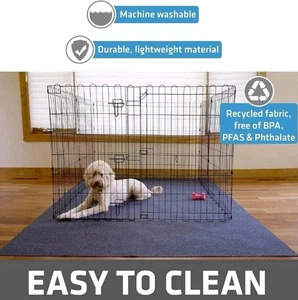 Alfombra Jumbo 60"x74" para corralitos para perros - súper absorbente, respaldo impermeable, sin deslizamiento - nueva - Imagen 1 de 5